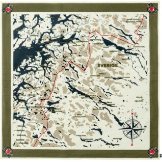 Swedish Classic Map Scarf Swedish Classic Map Scarf